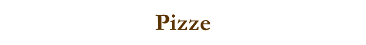 Pizze